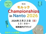 👩‍🦰モルック チャンピオン シップinなんと2026 参加者募集（南砺市新着一覧情報より）